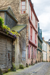 LE MANS, FRANCE - April 28, 2018: Street view of downtown in Le Mans, France