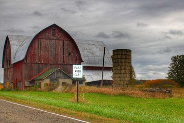 0933 - Valentine Road Red II (0933-BAR-100617-1103A) © Sheryl L Sutter