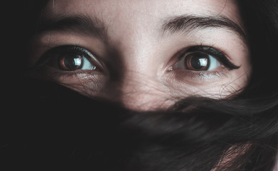 portrait of a young woman