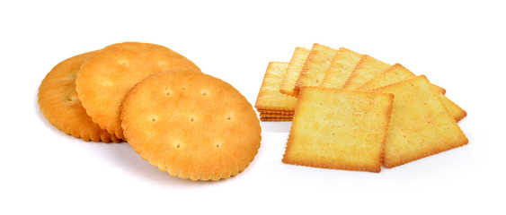 Cracker isolated on white background