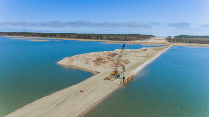 Przekop Mierzei Wiślanej Kanał Dron © Marcin