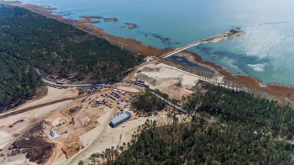 Przekop Mierzei Wiślanej Kanał Dron