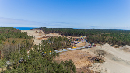 Przekop Mierzei Wiślanej Kanał Dron