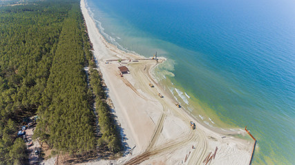 Przekop Mierzei Wiślanej Kanał Dron © Marcin