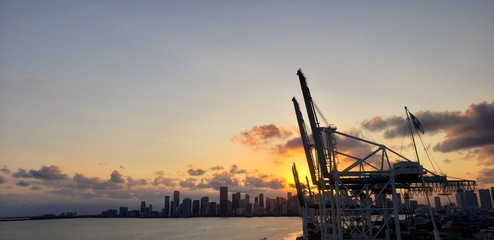 Obraz premium sunset in the netherlands