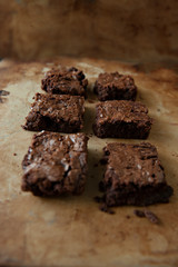 homemade chocolate brownies
