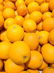 oranges under the bright light