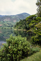 Fototapeta na wymiar Lac Kivu, République démocratique du Congo, Rwanda