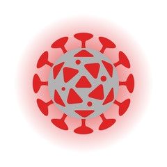 Covid-19 virus - simple clip art