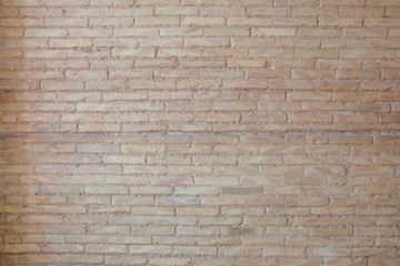 Old brick wall. Red old brick. Part of a red brick wall. Texture.