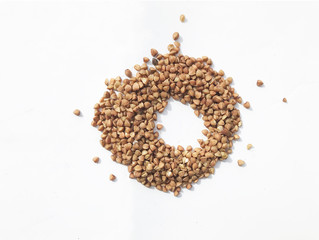 heart-shaped buckwheat pattern loose