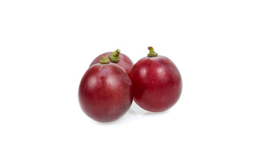 red grape isolated