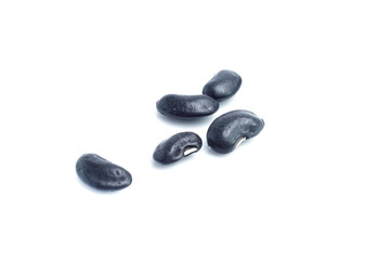 Black Beans  on white background