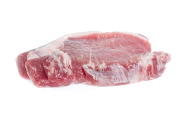 isolated raw meat