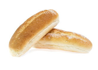 Bread isolated on white background