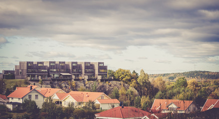 domy na skale © Marcin