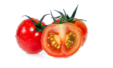 tomato isolated on white