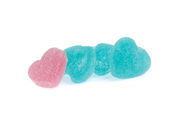 candies Jelly sweet isolated on white background