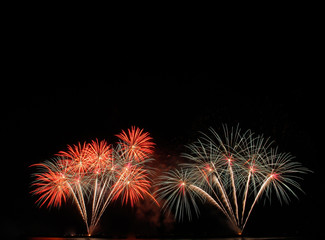 Colorful fireworks