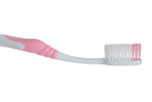toothbrush on white background