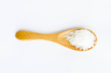  salt on a black background,salt on wooden spoon isolated on white background,A pile of coarse salt on a black background