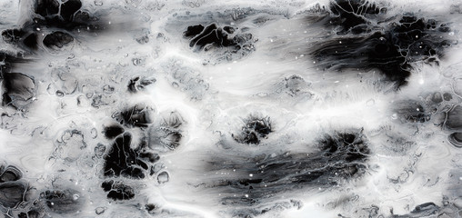abstract black and white background with marble effect