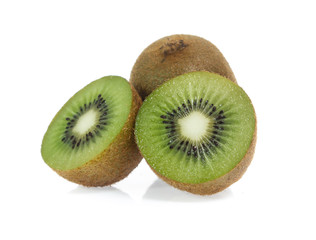 kiwi fruit isolated on white background