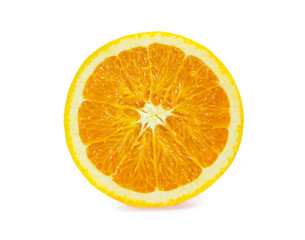 Orange fruit isolated on white background