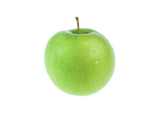 green apple isolated on white