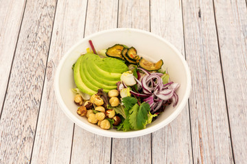 Image of salad with fresh ingredients