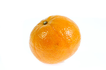 orange fruit isolated on white