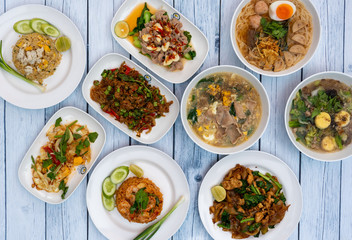 Thai Food Mixed Dishes 