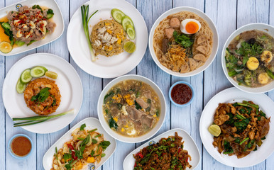 Thai Food Mixed Dishes 