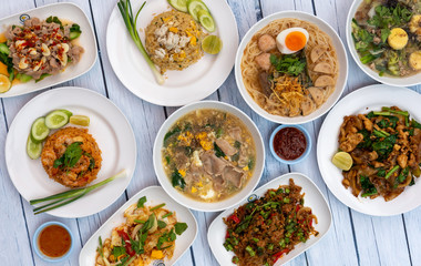 Thai Food Mixed Dishes 
