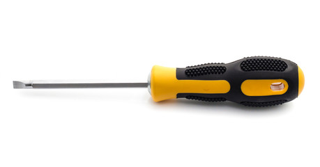 Screwdriver on isolated white background