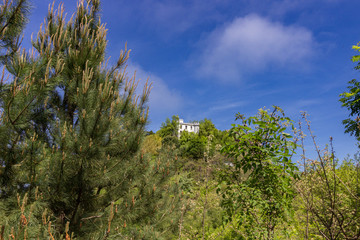 View of the sea between Donostia and Pasaia in the Basque Country