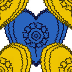 Hearts repeat pattern