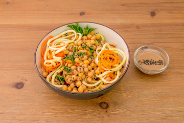 Image of salad with fresh ingredients