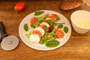 Image of salad with fresh ingredients