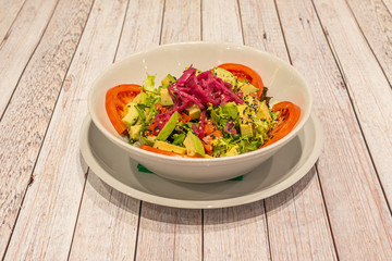 Image of salad with fresh ingredients