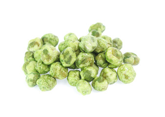 dry peas isolated on a white background
