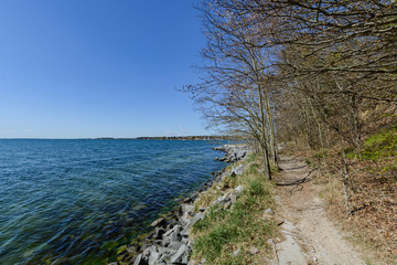 Rad- Wanderweg in der Goor, Lauterbach auf Rügen