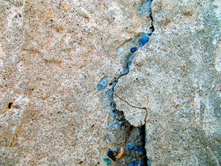 
The concrete wall of the building. Blurred defocused background for web design.