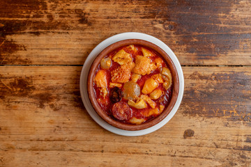 Madrilenian tripe dish