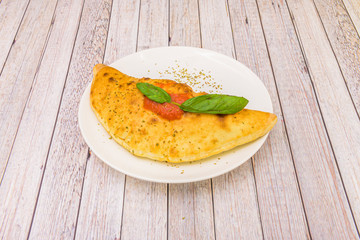 Typical Italian calzone