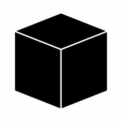 Cube icon illustration