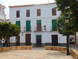 Fototapeta na wymiar Imágenes de las calles del pueblo Albanchez, de Almería.