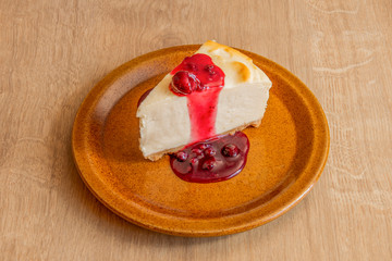 Portion cheesecake