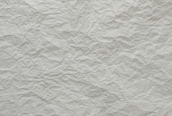 White and multicolored wrinkled paper surface, top view