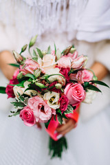wedding bouquet of roses